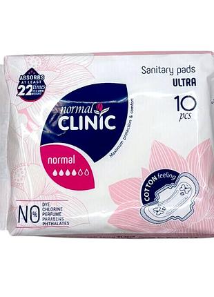 Прокладки гігієнічні normal comfort ultra cotton feeling 240 mm. 4 k. ncf 04 b 10 шт.