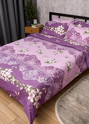 Комплект постільної білизни moon&star бязь gold люкс sunny bloom king size 220x240 наволочки 2х70х70