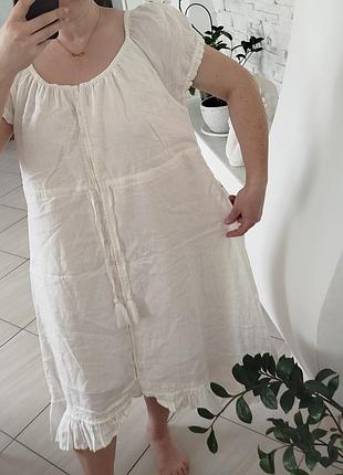 Сукнч лляна біла міді