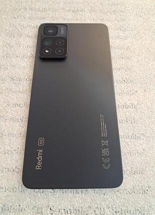 Задня кришка xiaomi redmi note 11 pro plus 5g (21091116ug) чорна (graphite gray) оригінал олеофобне покриття