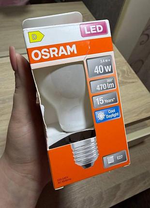 Светодиодная лампа osram led star classic a с цоколем e27