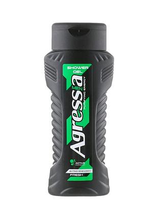 Гель для душа agressia fresh men освежающий) сма061 250 мл.