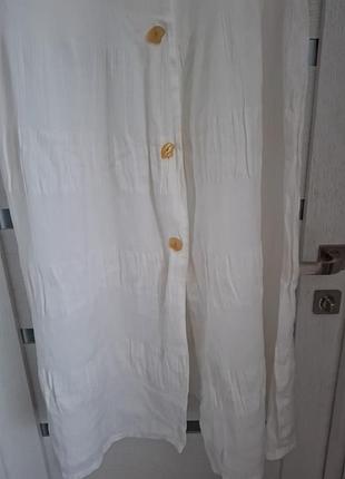 Платье коттон белое 3
