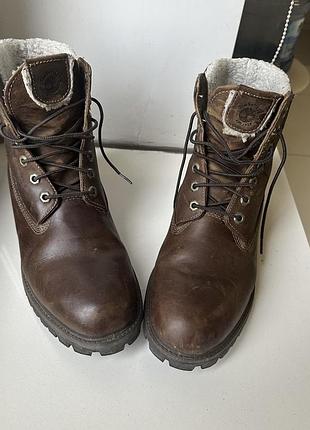 Timberland ботинки зимние мужские