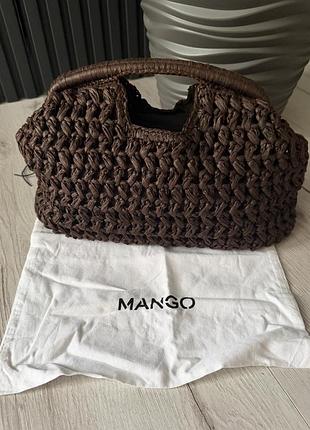 Продам плетений клатч від mango 4