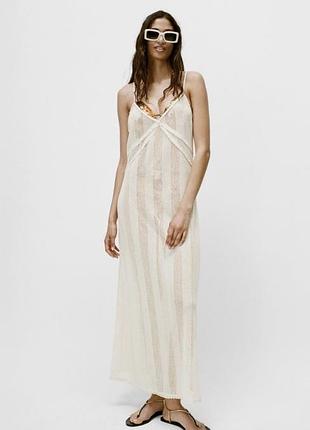 Пляжное платье-туника zara