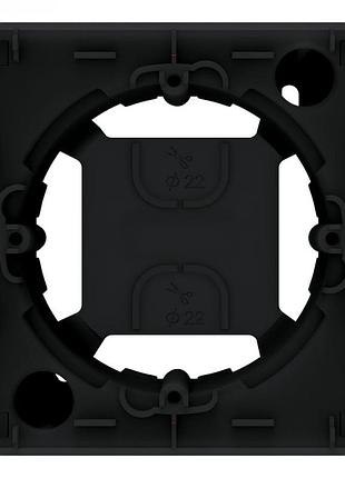Коробка для наружного монтажа ardero ef111-b soft черный
