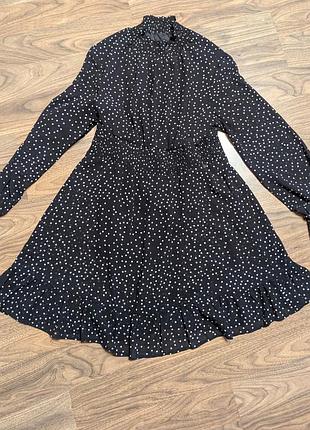 Shein сукня в горошок