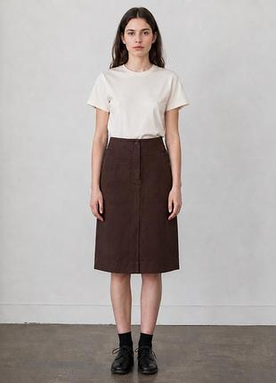 Спідниця від mhl by margaret howell юбка шоколадного кольору