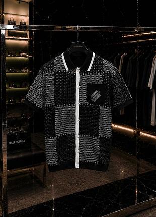 Трикотажне поло - рубашка на короткий рукав louis vuitton😎
