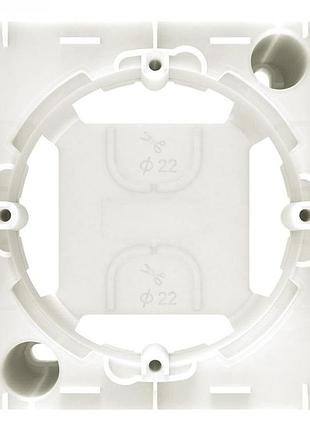 Коробка для наружного монтажа ardero ef111-w soft белая
