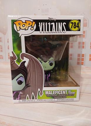 Фігурка funko pop disney villains maleficent with throne 784