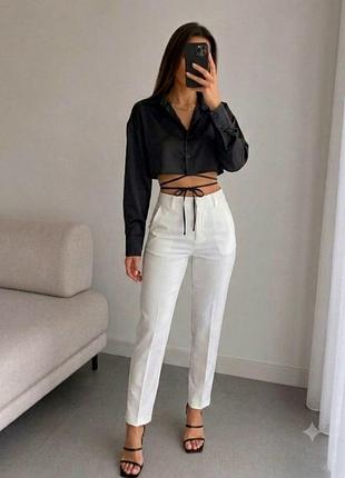 Рубашка топ женская zara