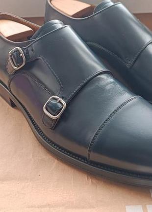 Новые статусные премиум туфли дабл-монки lanciotti de verzi made in italy.р 43.28 см