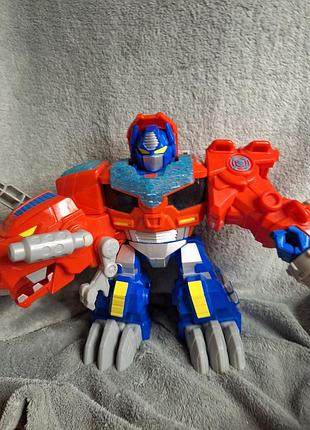 Трансформер playskool heroes transformers rescue bots optimus primal.