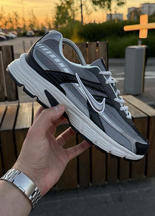 Кроссовки nike initiator, темно серые (сетка, летние)