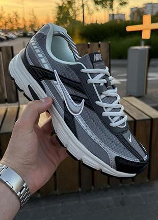 Кроссовки nike initiator, темно серые (сетка, летние)