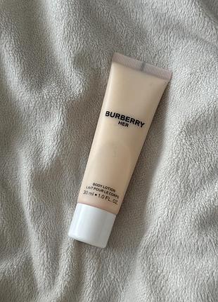 Burberry her body lotion 30 мл — лосьйон для тіла, новий