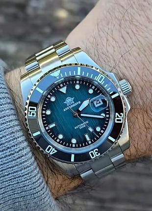 Годинник addiesdive ad2536 – хомаж rolex submariner з японським механізмом miyota 8215, сапфіровим склом та захистом 200 м