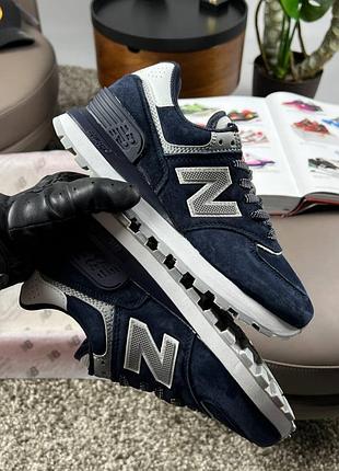 Жіночі кросівки new balance x stone island navy white
