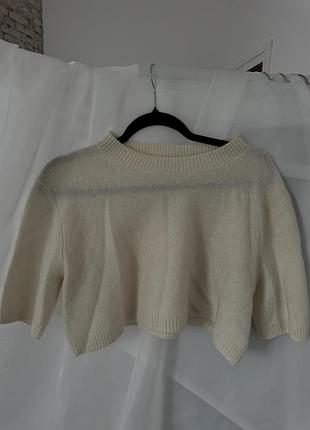 Кашемірова коротка кофта zara
