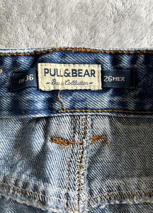 Джинсова міні-спідниця від pull & bear, 36 5