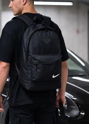 Рюкзак спортивний чорний nike сумка портфель найк