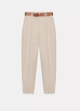 Брюки, брюки льняные zara