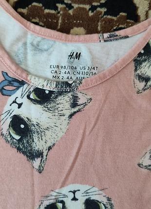 Платье летнее детское h&amp;m р.98-104 2
