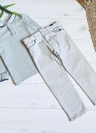 🥥джинси zara 5/6 р з оливковим відтінком ціна - 230 г ⅛д-63 см крок 45 см пояс-30 утяжка • реглан на 5/6 р ціна-160г д-46 сп р-38