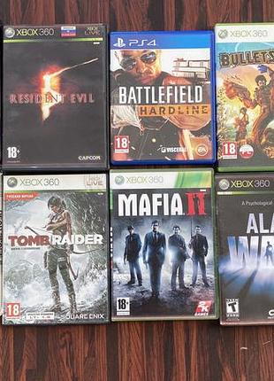Набір дисків для ігрових конслоей xbox 360 one