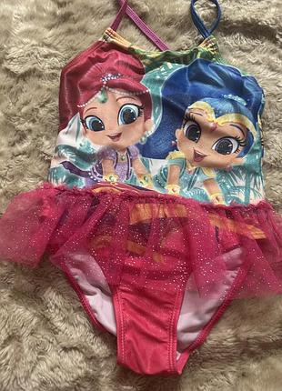 Купальник на дівчинку disney shimmer shine 4-5 р