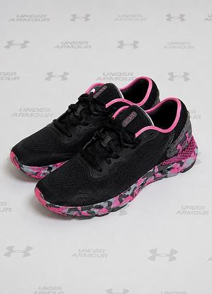 Жіночі кросівки under armour hovr sonic для тренувань, тренажерної зали, фітнесу, чорні, сітка , оригінал, 25 см