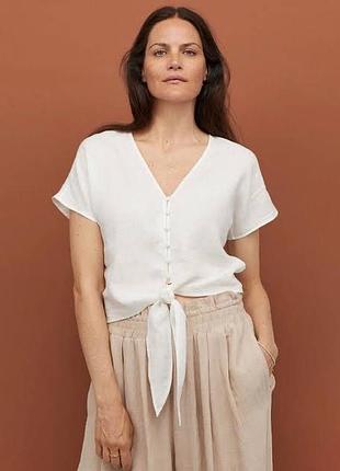 Льняна сорочка h&m