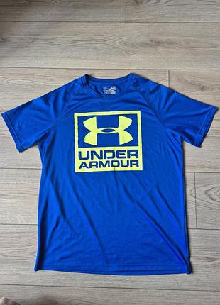 Футболка чоловіка under armour синя. ідеальний стан. розмір l