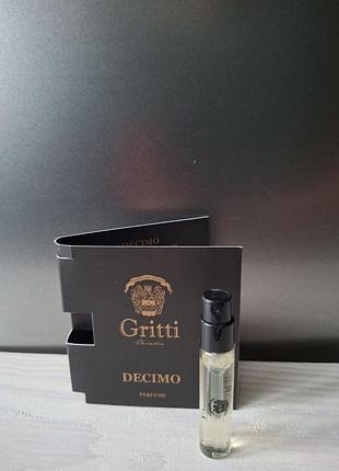 Dr. gritti decimo пробник