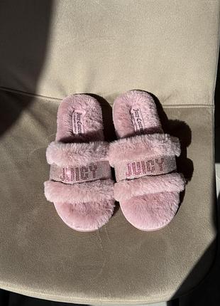 Оригінальні тапки шьлопки juicy couture