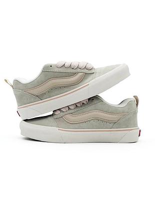 Ванси кню скул vans knu skool кеди кросівки жіночі pink beige