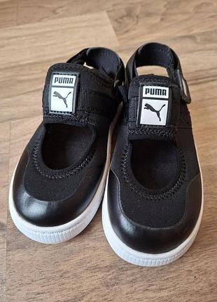 Чорні дитячі сандалі puma fun racer sandal v ps розмір 24