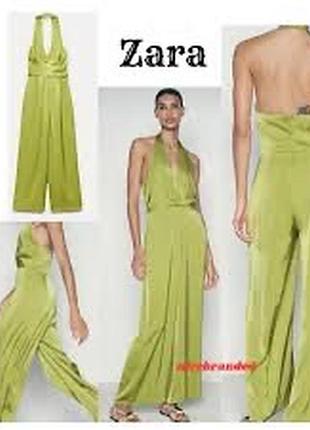 Сатиновий комбінезон zara преміум