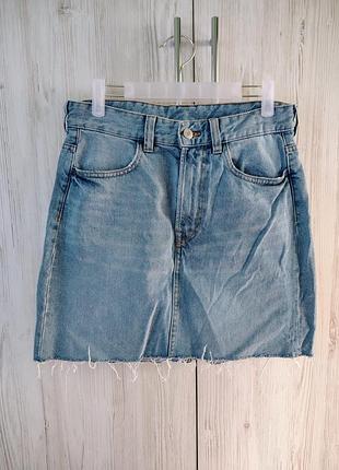 Джинсовая юбка h&amp;m, 38 размер