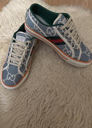 Кеди gucci / кеди гучі / кросівки gucci tennis 1977