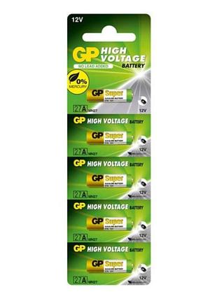 Батарейка gp 27a/mn27 alkaline 12v (5 шт.)