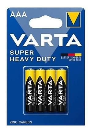 Батарейка varta r3 super heavy duty (4шт)