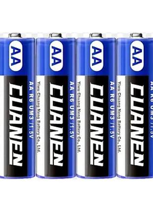 Батарейка cuanen lr6/aa super heavy duty (4шт)