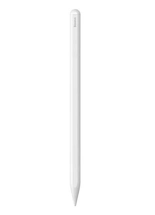 Стилус baseus smooth writing 2 series dual charging stylus active wireless version, moon white