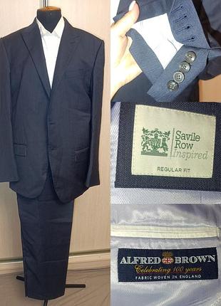 Шерстяной костюм savile row