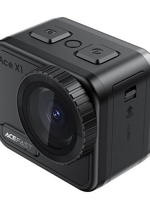 Екшн-камера acefast x1 4k waterproof action camera black