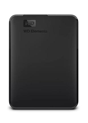 Зовнішній жорсткий диск phd external 2.5'' wd usb 3.2 gen1 elements ae 6tb black