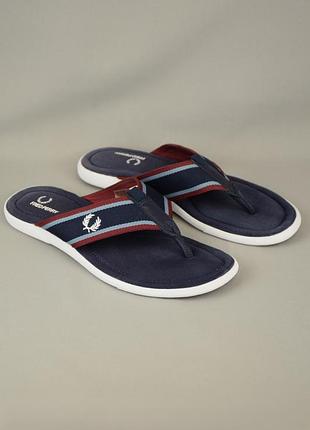 Fred perry seacroft webbing вьетнамки шлепанцы сандалии босоножки мужские текстильная обувь 43-44 р/28 см hilfiger lacoste calvin klein
